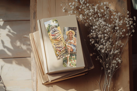 Reading Farm Animals Bookmarks | Summer Reading Accessories SVG GlamArtZhanna 