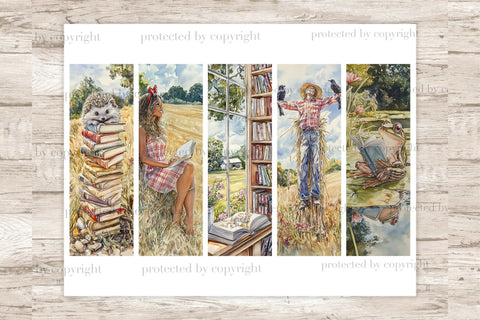 Reading Farm Animals Bookmarks | Summer Reading Accessories SVG GlamArtZhanna 