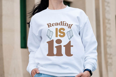 Reading is lit SVG Angelina750 