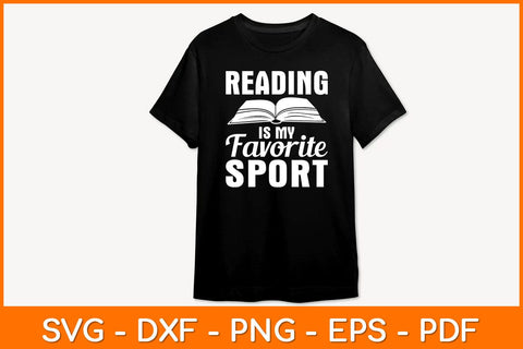 Reading Is My Favorite Sport Svg File SVG artprintfile 