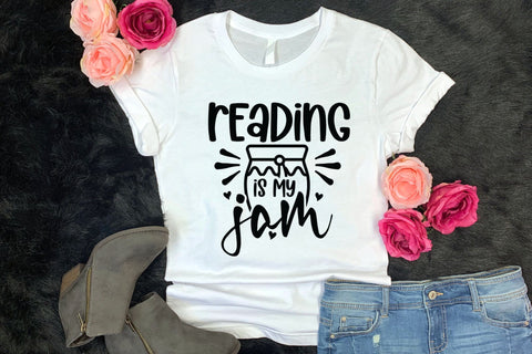 Reading is My Jam, Book Lovers SVG SVG CraftLabSVG 