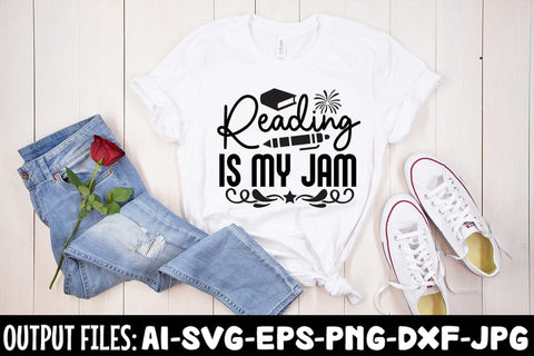 Reading Is My Jam svg design SVG Rafiqul20606 