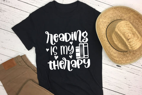 Reading is My Therapy, Book Lovers SVG SVG CraftLabSVG 