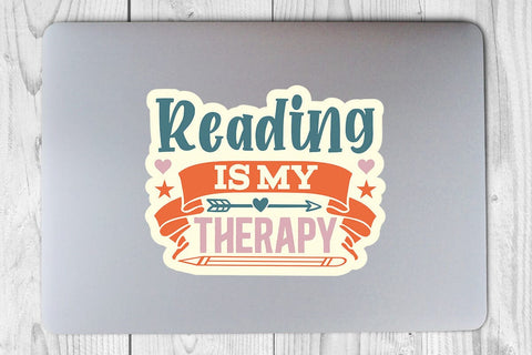 Reading Is My Therapy SVG Angelina750 