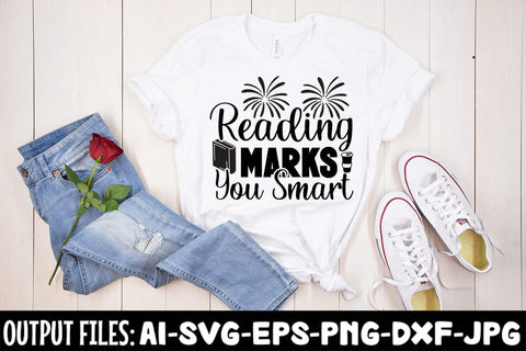Reading Marks You Smart svg design SVG Rafiqul20606 