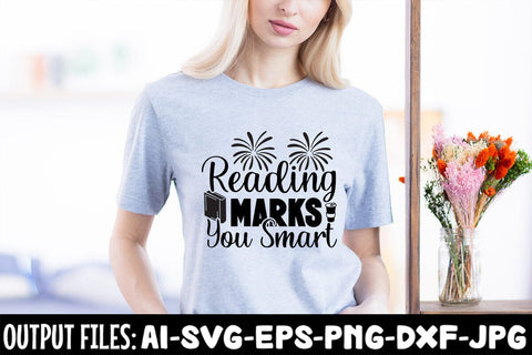 Reading Marks You Smart svg design SVG Rafiqul20606 