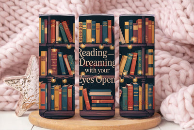 Reading Nook 20oz Tumbler Wrap Sublimation DesignSVG 