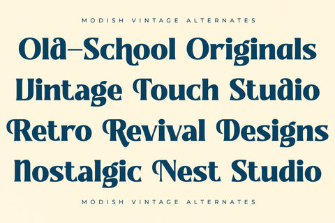 Readom Builder - Vintage Display Serif Font Letterena Studios 