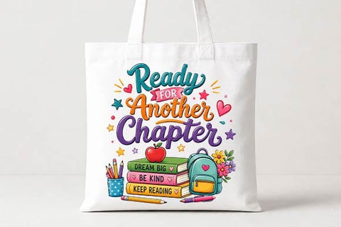 Ready for Another Chapter PNG, Back to School SVG BillahCrafts 