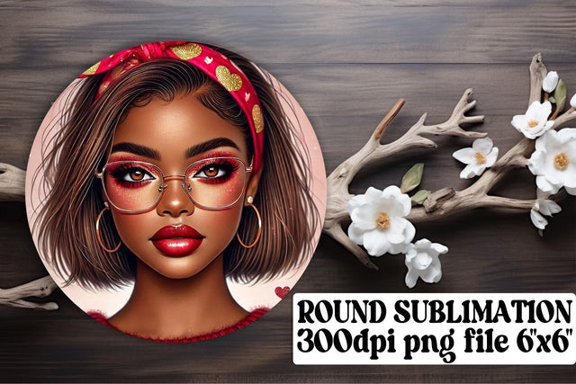 ready for colorful round designs! , Unique keychain PNGs, Love Girl Sublimation afrosvg 