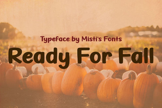 Ready For Fall Font Misti's Fonts 
