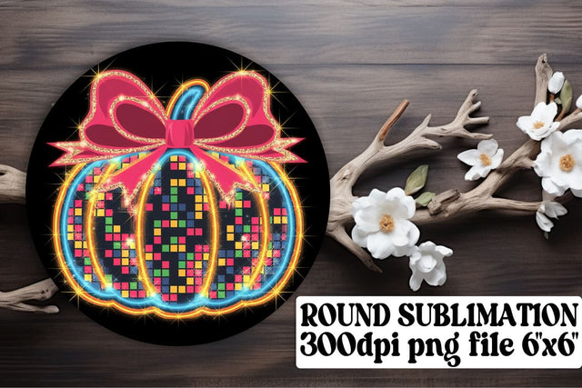 ready for keychain sublimation! , Creative circle designs, Neon Fall Sublimation afrosvg 