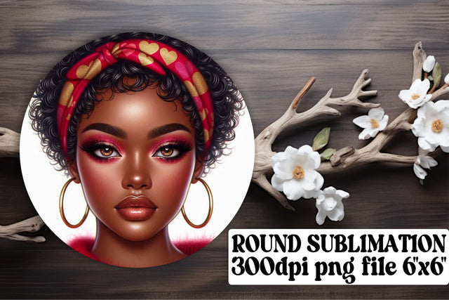 ready for stylish keychain projects! , Creative circle designs, Love Girl Sublimation afrosvg 