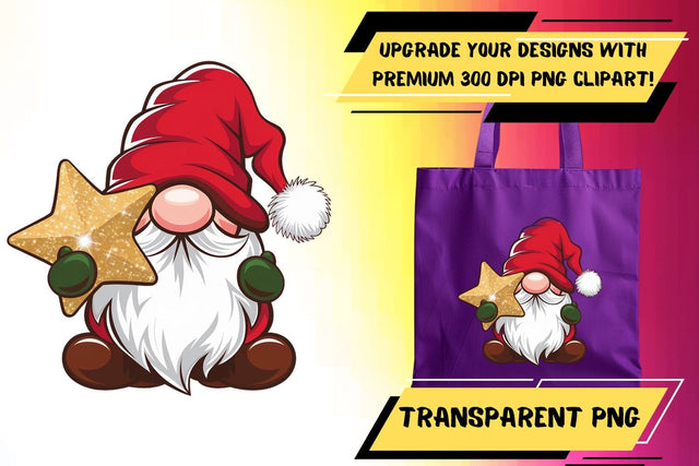 ready for sublimation , Easy-to-use PNG, Gnome Sublimation HoodArtCraft 