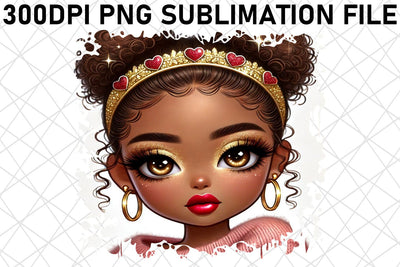 ready for your creative projects! , Stunning PNG files, Love Girl Sublimation afrosvg 