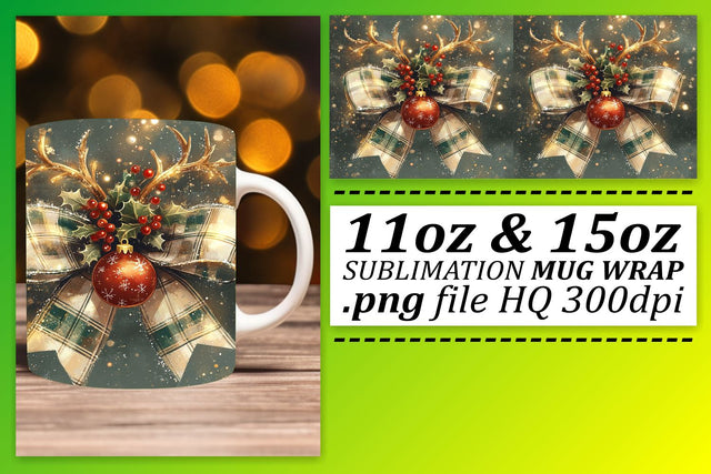 ready for your creative touch! , High-quality mug wraps, Xmas Sublimation afrosvg 
