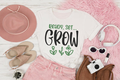 Ready Set grow SVG Spring SVG dapiyupi store 