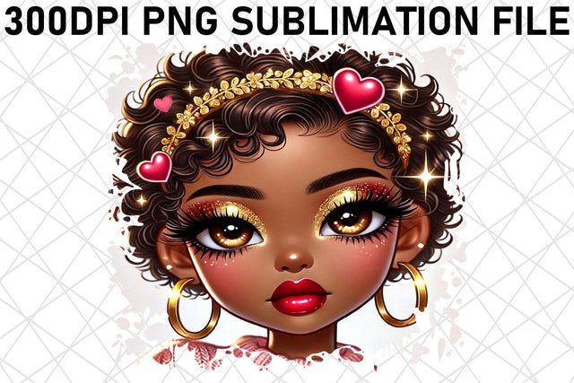 ready to inspire your designs! , Unique PNG images, Love Girl Sublimation afrosvg 