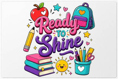 Ready to Shine PNG, Teacher Sublimation SVG BillahCrafts 