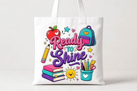 Ready to Shine PNG, Teacher Sublimation SVG BillahCrafts 