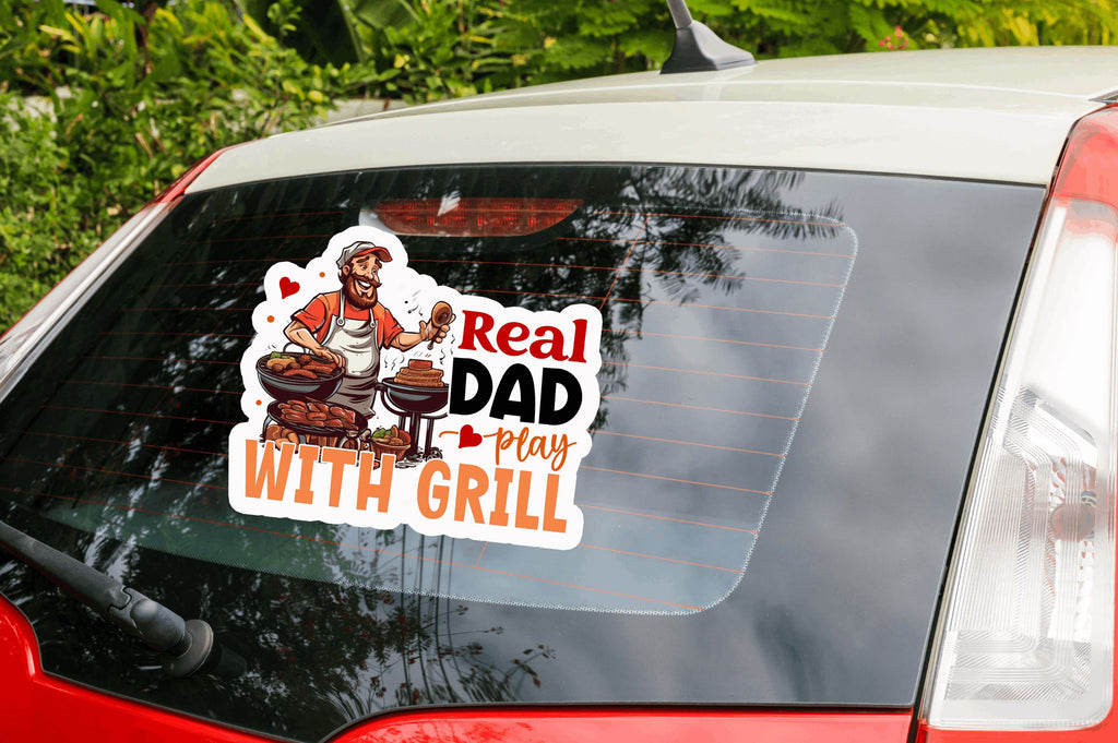 Real dad play with Sticker Design - So Fontsy