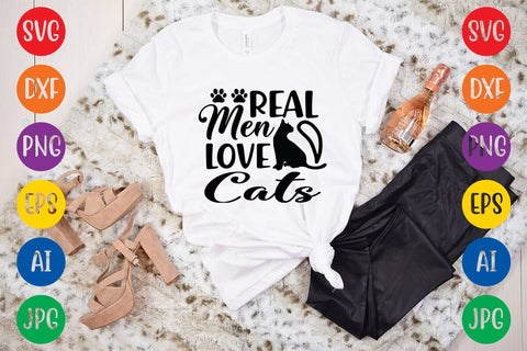 Real Men Love Cats SVG Rafiqul20606 