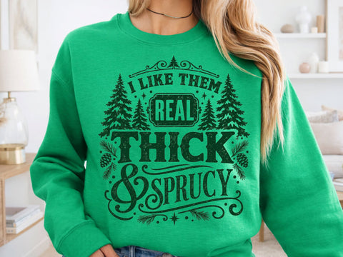Real Thick and Sprucy Christmas Tree PNG SVG DesignDestine 