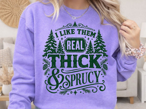 Real Thick and Sprucy Christmas Tree PNG SVG DesignDestine 