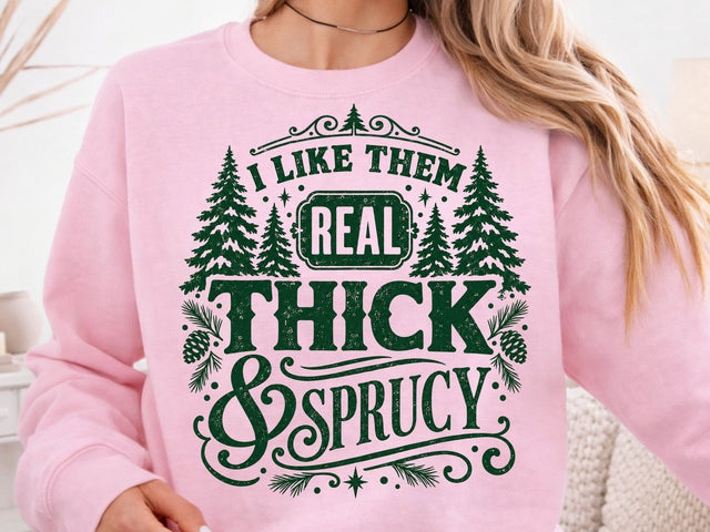 Real Thick and Sprucy Christmas Tree PNG SVG DesignDestine 