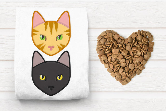 Realistic Cat Face Applique Embroidery Embroidery/Applique DESIGNS Risa Rocks It 