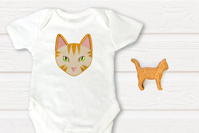 Realistic Cat Face Mini Embroidery Embroidery/Applique DESIGNS Risa Rocks It 