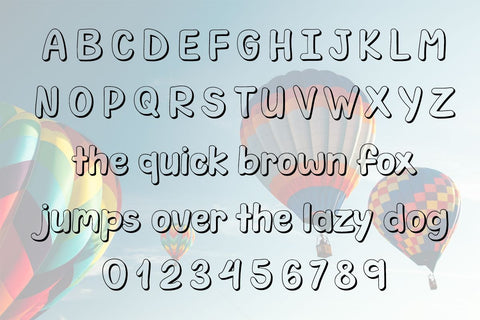 Really Big Font Misti's Fonts 