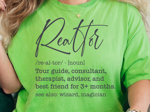 Realtor Definition Svg, Real Estate Agent Svg, Funny Realtor Svg, Real Estate Svg SVG DesignDestine 