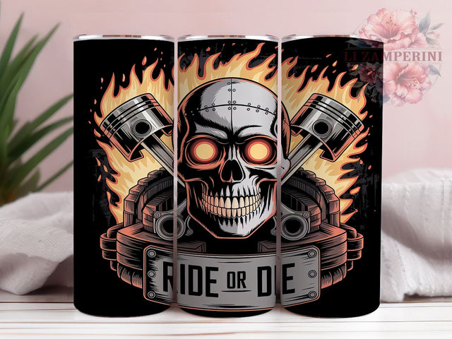 Rebel Road Ride or Die Tumbler, Motorcycle Tumbler Design, Biker Life Sublimation, 20oz Biker Tumbler Wrap, Skull And Bike Tumbler, Chopper Rider Tumbler, Rebel Lifestyle Tumbler Sublimation Li Zamperini 