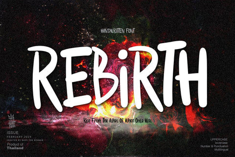 Rebirth Font BB Digital Arts 