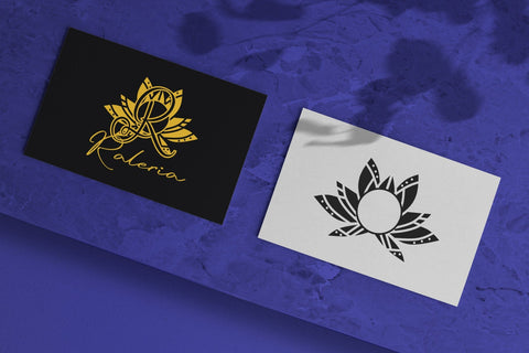 Rebirth Lotus Mandala Monogram Font Dm Letter Studio 