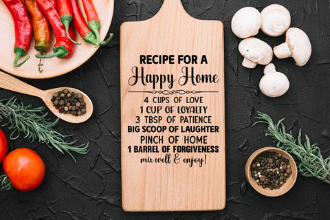 recipe for a happy home SVG Angelina750 