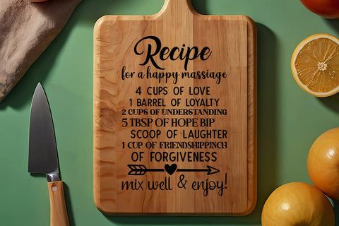recipe for a happy massiage SVG Angelina750 