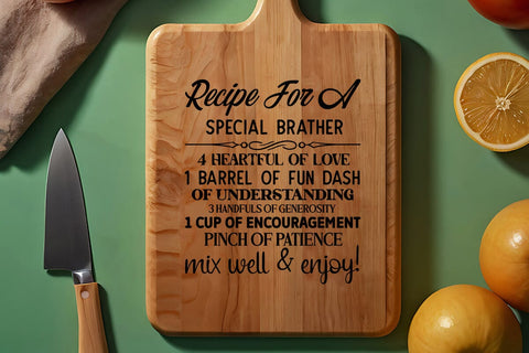 recipe for a special brather SVG Angelina750 