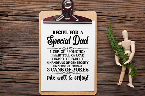 recipe for a special dad SVG Angelina750 