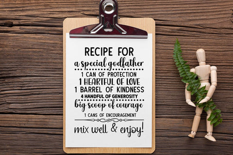 recipe for a special godfather SVG Angelina750 