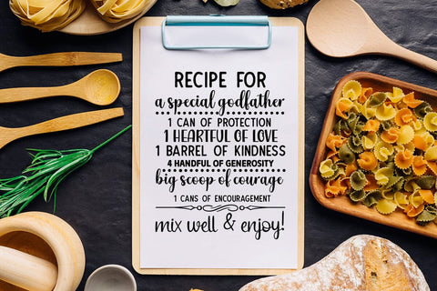 recipe for a special godfather SVG Angelina750 