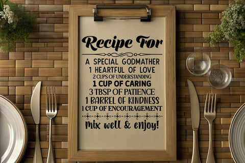recipe for a special godmather SVG Angelina750 