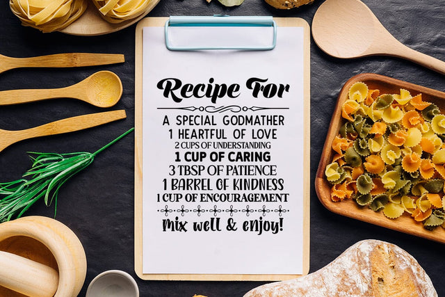 recipe for a special godmather SVG Angelina750 