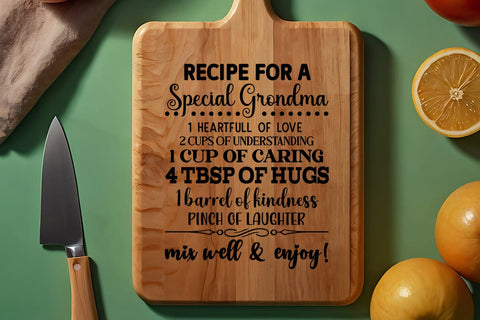recipe for a special grondma SVG Angelina750 