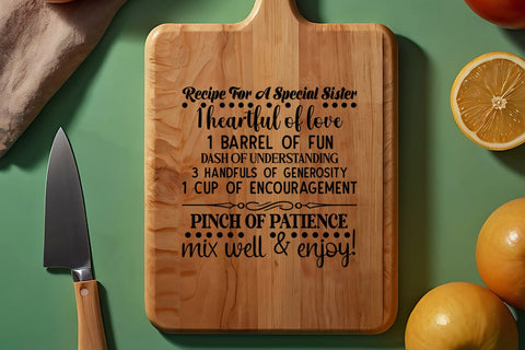 recipe for a special sister SVG Angelina750 