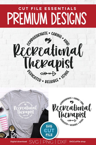 Recreational Therapist svg, a play therapist svg file for crafters SVG SVG Cut File 