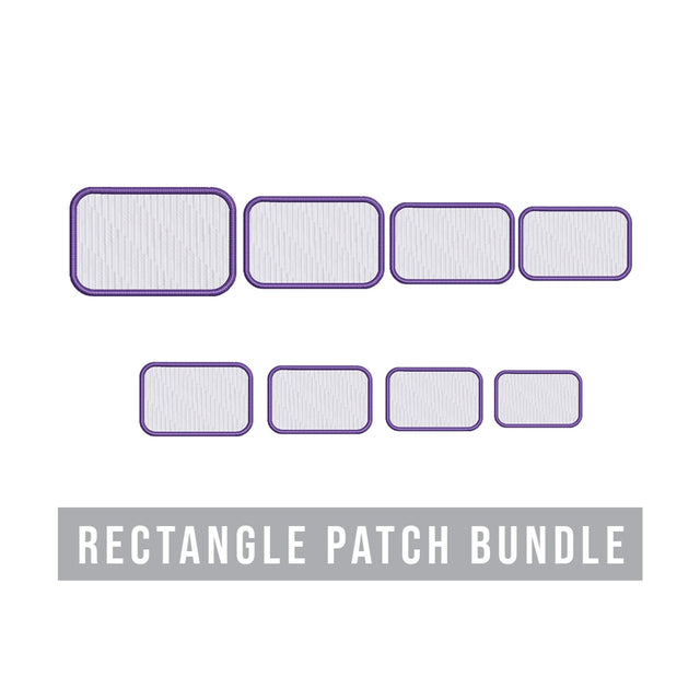 Rectangle Applique Patch Embroidery Design Bundle Embroidery/Applique DESIGNS Creatively Embroidery 