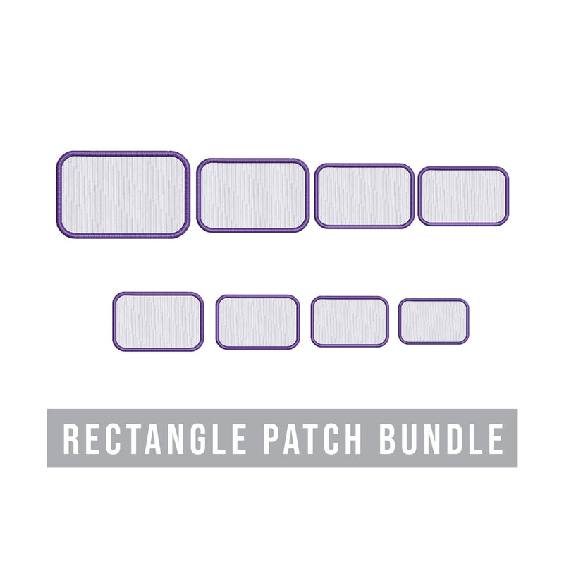 Rectangle Applique Patch Embroidery Design Bundle Embroidery/Applique DESIGNS Creatively Embroidery 