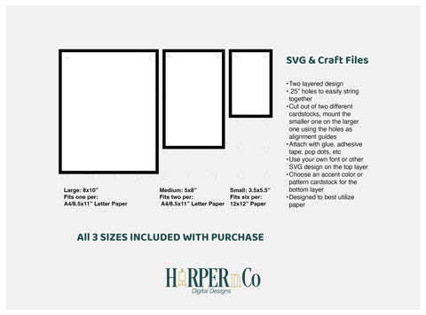 Rectangle Banner SVG PNG Cut EPS File SVG HarperNCo 